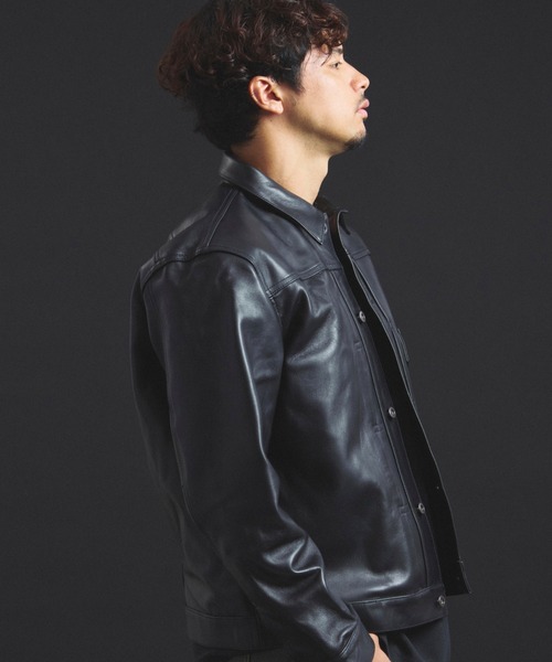 【美品】Schott SHEEP LEATHER 1st TRACKER XL Schott/ショット SHEEP LEATHER 1st TRACKER JACKET(MENS