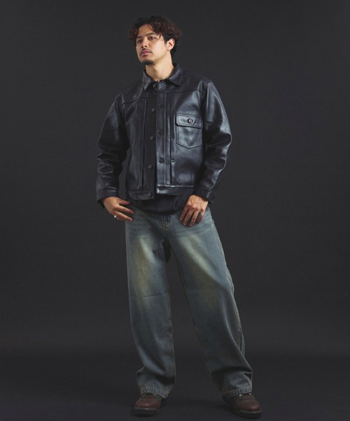 Schott N.Y.C（ショット） 革ジャン ライダース SCHOTT-SHEEP LEATHER
