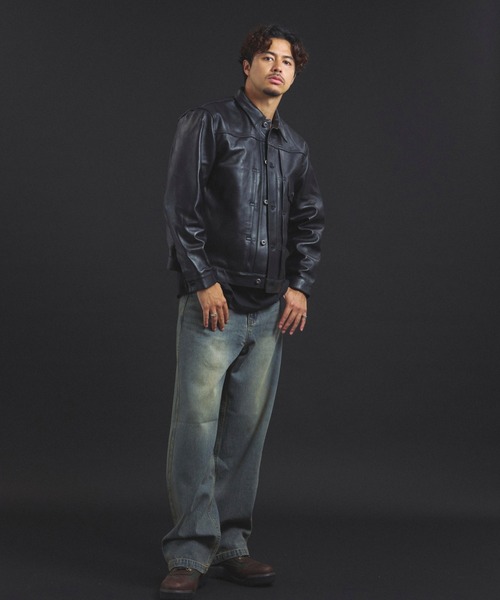 Schott N.Y.C（ショット） 革ジャン ライダース SCHOTT-SHEEP LEATHER