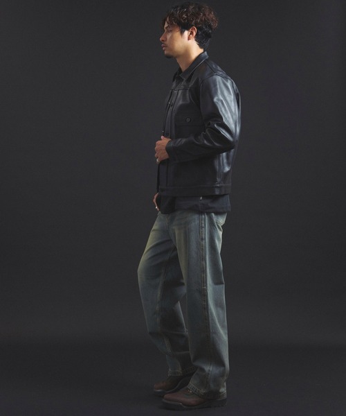革ジャン ライダース SCHOTT-SHEEP LEATHER 1st TRACKER JACKET メンズ レディースの画像