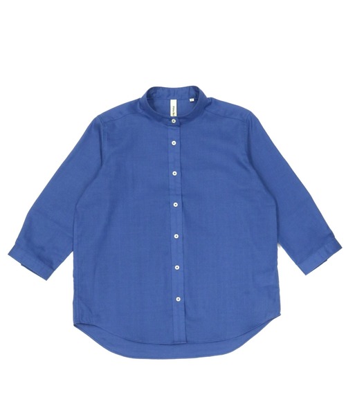 「Pitta Re:)」 7分袖ブラウス L ダークブルー レディース_画像5