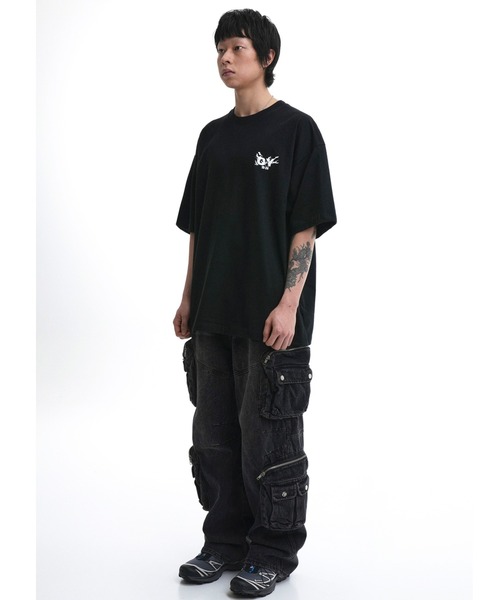 「OY」 半袖Tシャツ FREE ブラック メンズ_画像7
