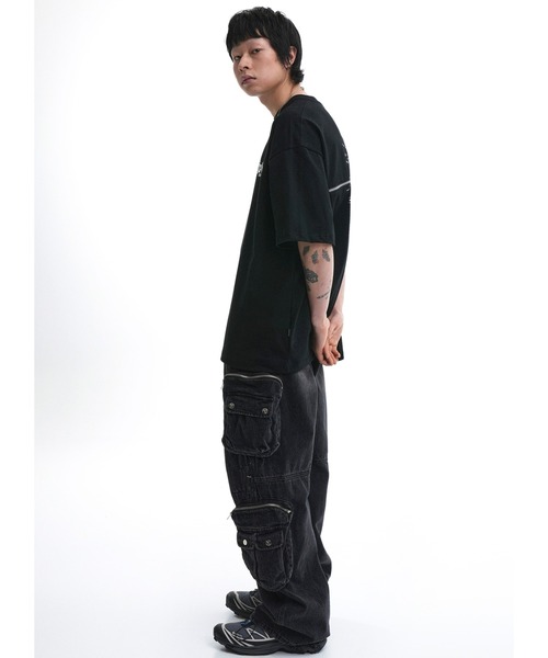 「OY」 半袖Tシャツ FREE ブラック メンズ_画像8