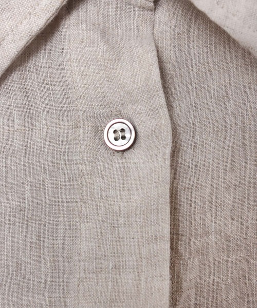 「evernavy」 長袖シャツ L ネイビー レディース_画像9