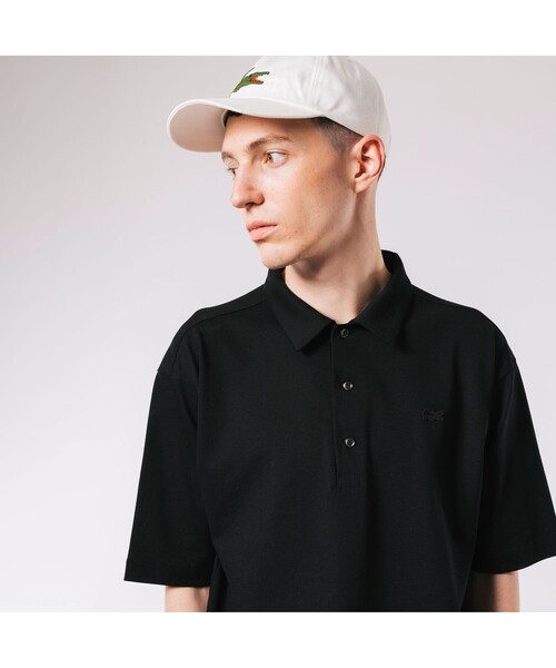 「LACOSTE」 半袖ポロシャツ 4 ブラック メンズの画像
