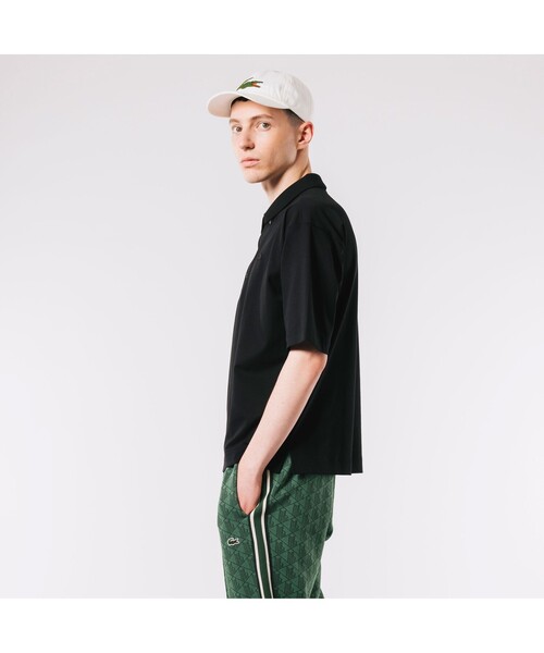 「LACOSTE」 半袖ポロシャツ 4 ブラック メンズの画像