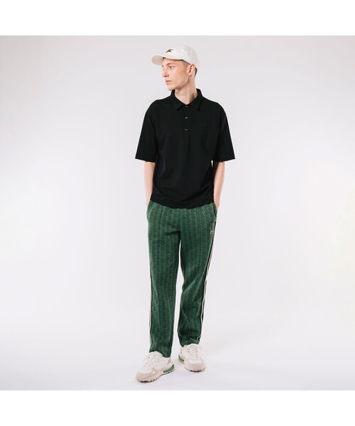 「LACOSTE」 半袖ポロシャツ 4 ブラック メンズの画像