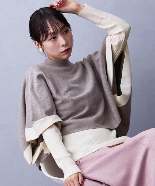 NICOLE white（ニコルホワイト） ニット セーター アンサンブルニット