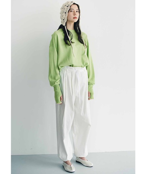 「MEDE19F」 長袖ニット MEDIUM ダークブラウン レディース_画像3