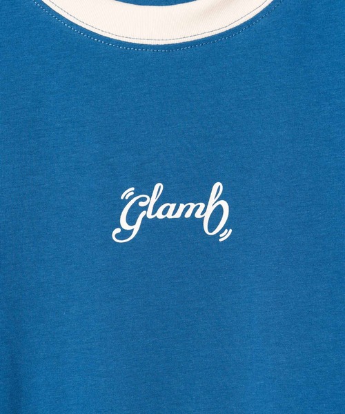「glamb」 半袖Tシャツ M ブルー メンズの画像