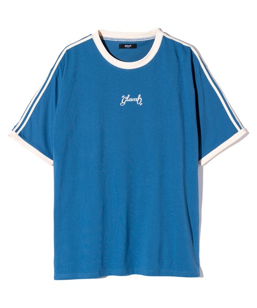 「glamb」 半袖Tシャツ M ブルー メンズの画像