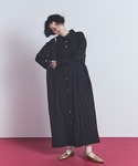 ワンピース アシンメトリープリーツワンピースの詳細画像2