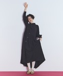 ワンピース アシンメトリープリーツワンピースの詳細画像3