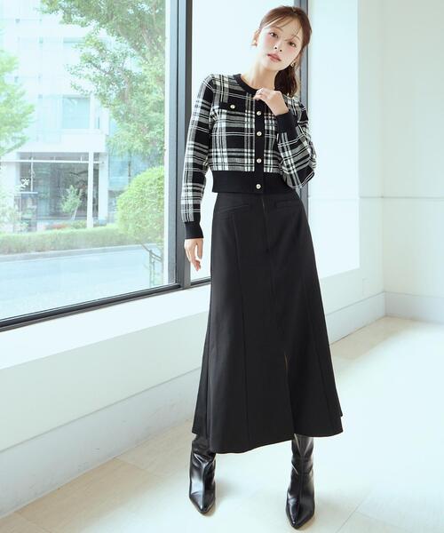 AND COUTURE（アンドクチュール） ロング スカート フロントZIP