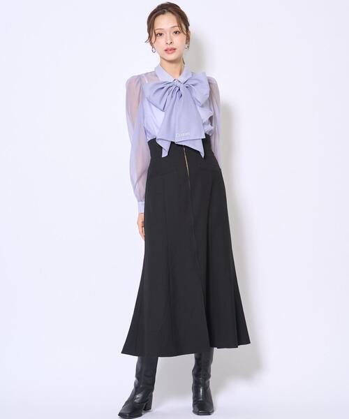 AND COUTURE（アンドクチュール） ロング スカート フロントZIP