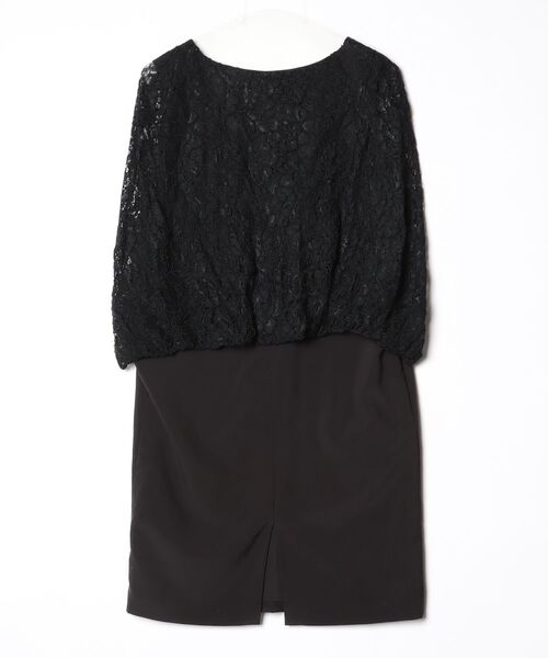 「DRESS LAB」 ノースリーブワンピース L ブラック レディース_画像2