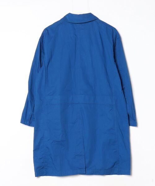 Danton（ダントン） ステンカラーコート 34 ブルー レディース