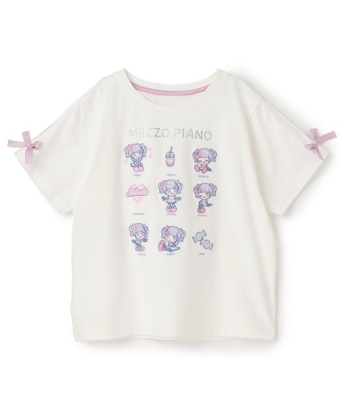 mezzo piano tシャツ 「しなこちゃん」なりきり半袖Tシャツ大人用
