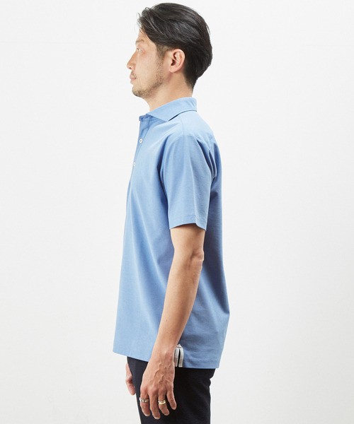 「MEN'S MELROSE」 半袖シャツ 4 ブルー メンズ_画像3