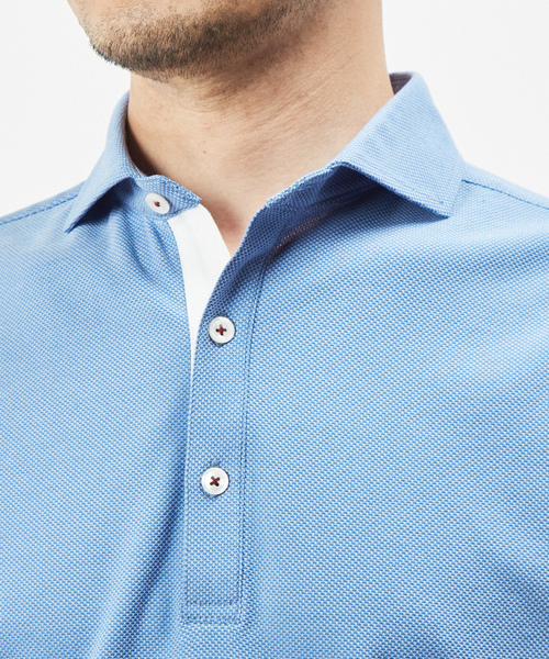 「MEN'S MELROSE」 半袖シャツ 4 ブルー メンズ_画像6