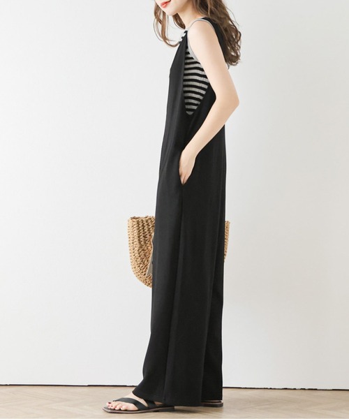 「SUGAR BISKET」 「La-gemme」オーバーオール SHORT グリーン レディース_画像7