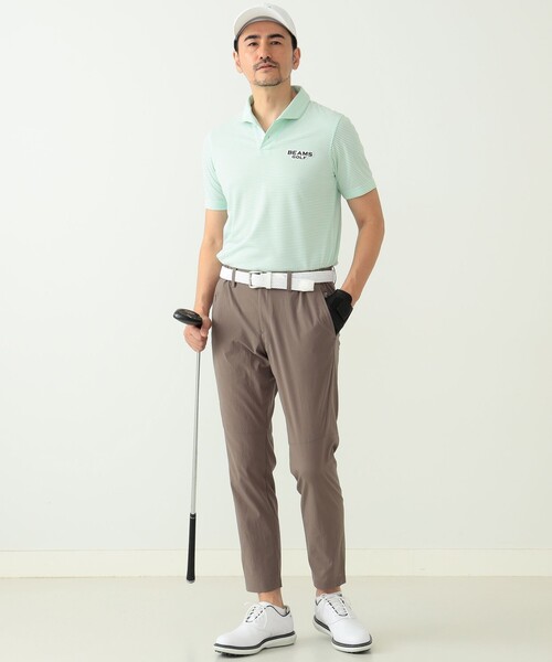 Beams Golf メンズ ゴルフスラックス BEAMS GOLF（ビームス ゴルフ） パンツ 48 ベージュ メンズ : ZOZOTOWN