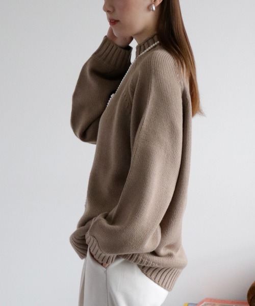 cepo（セポ） ニット セーター カシミアタッチハイネックニット