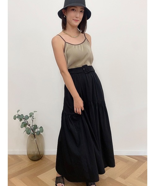 「DURAS」 ロングスカート FREE ブラック レディース_画像2