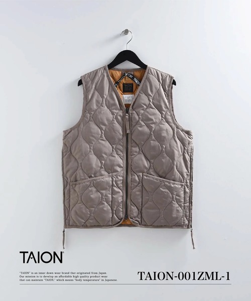 新品未使用TAIONミリタリーライン　ダウンベスト TAION（タイオン） ダウンベスト ベスト 「」「ユニセックス