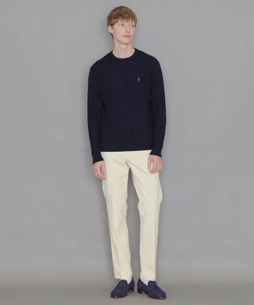 「MACKINTOSH LONDON」 長袖ニット L ホワイト メンズ_画像3