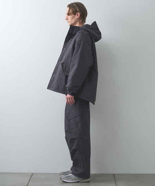 markaマーカ17AW中綿入りベロアバルカラーコート黒2 marka コート（メンズファッション） | ファッション のおすすめ人気