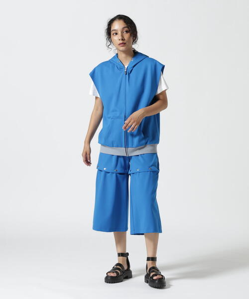 「L.H.P」 ジップアップパーカー F チャコールグレー レディース_画像7