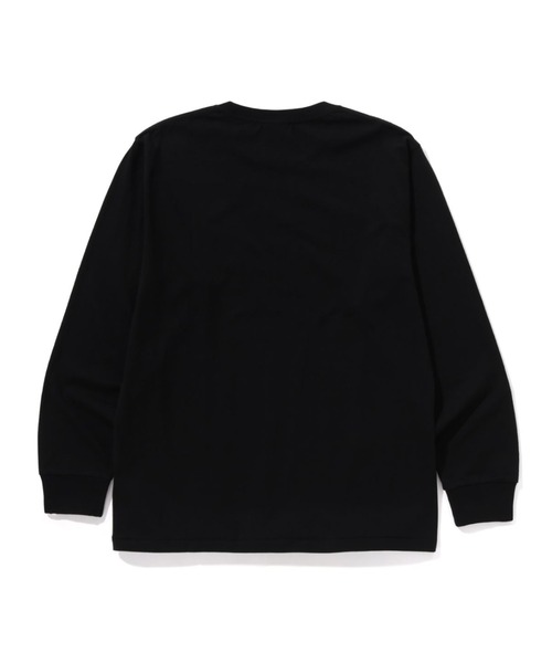 A BATHING APE（アベイシングエイプ） tシャツ COLLEGE LS TEE メンズ
