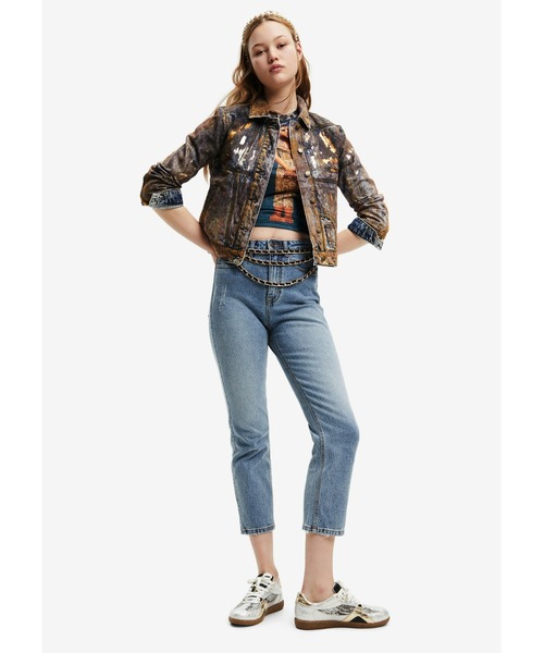 Desigual（デシグアル） デニムジャケット M ブラウン レディース