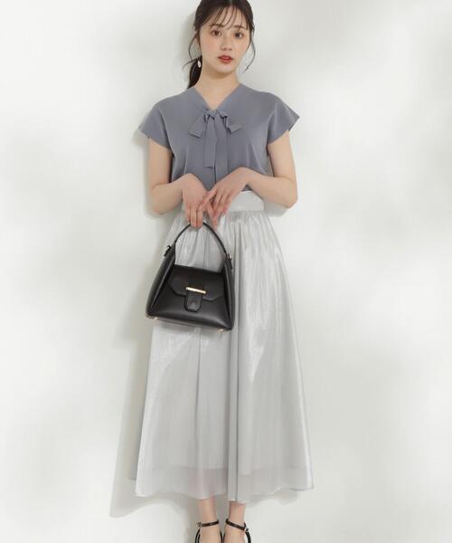 「PROPORTION BODY DRESSING」 フレアスカート SMALL オフホワイト レディース_画像6