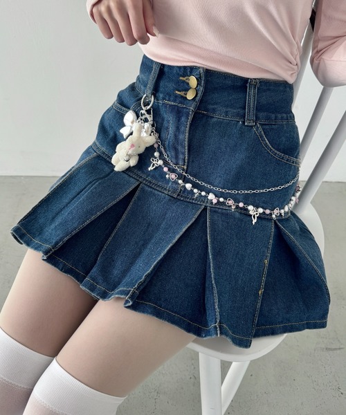 Loueme ベルト ウサギチャームチェーンベルト レディース : ZOZOTOWN