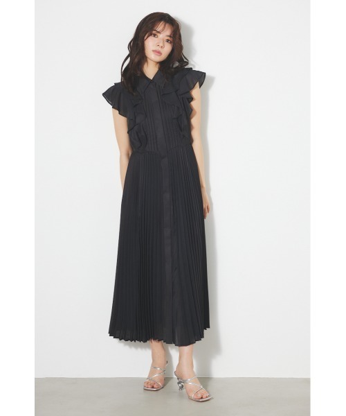 「rienda」 ノースリーブワンピース MEDIUM ブルー レディース_画像5