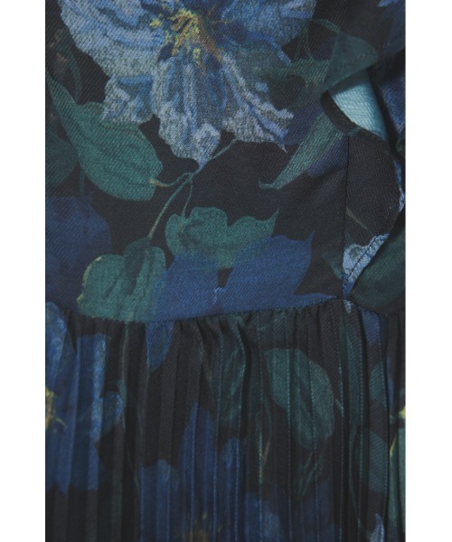 「rienda」 ノースリーブワンピース MEDIUM ブルー レディース_画像6