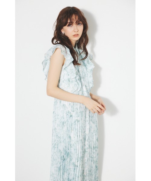 「rienda」 ノースリーブワンピース MEDIUM ブルー レディース_画像10