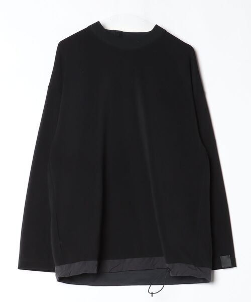 トップス N.HOOLYWOOD BLACK N.HOOLYWOOD（エヌハリウッド） 長袖Tシャツ 36 ブラック メンズ