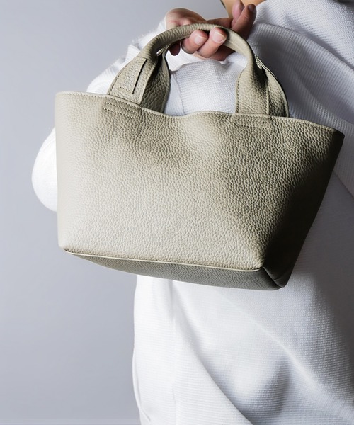 LEZALI トートバッグ エンボスミニトートバッグ メンズ レディース