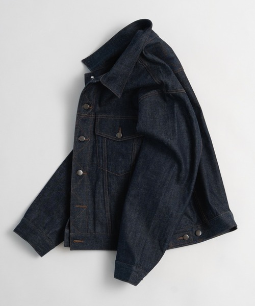 LURAKU デニムジャケット gジャン 「LURAKU」Rigid Denim Jacket