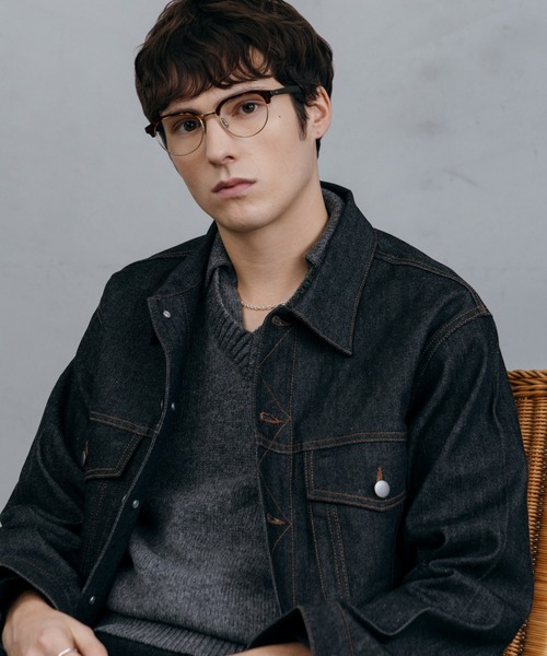 LURAKU デニムジャケット gジャン 「LURAKU」Rigid Denim Jacket