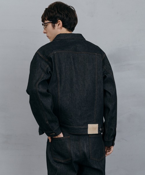 LURAKU デニムジャケット gジャン 「LURAKU」Rigid Denim Jacket