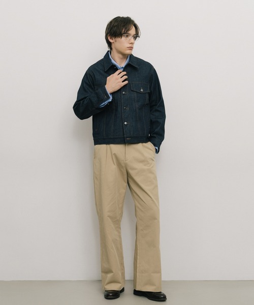 LURAKU デニムジャケット gジャン 「LURAKU」Rigid Denim Jacket