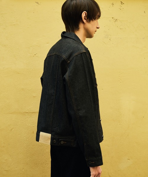 LURAKU デニムジャケット gジャン 「LURAKU」Rigid Denim Jacket