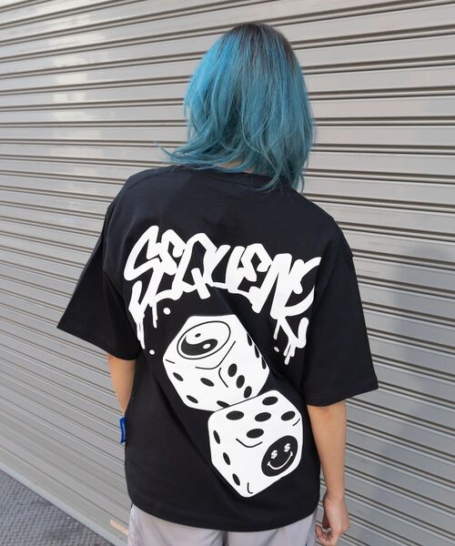 「SEQUENZ」 半袖Tシャツ MEDIUM ホワイト メンズ_画像6