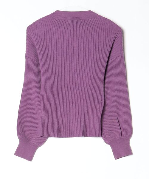 「BANNER BARRETT」 長袖ニット 38 パープル レディース_画像2