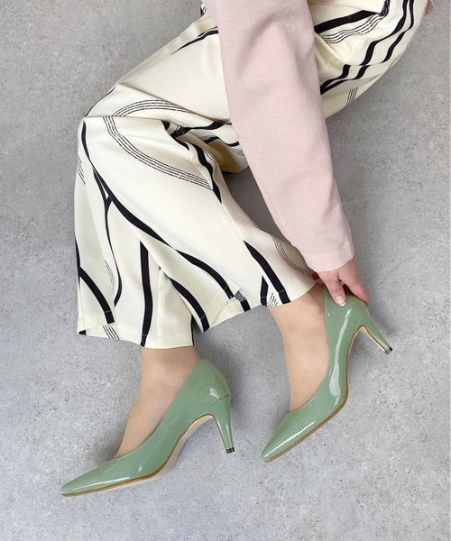 「MAMIAN」 パンプス 23.5cm ライトパープル レディース_画像3