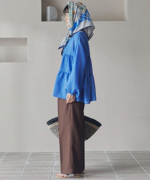 「DOUX ARCHIVES」 イージーパンツ 36 イエロー レディース_画像3